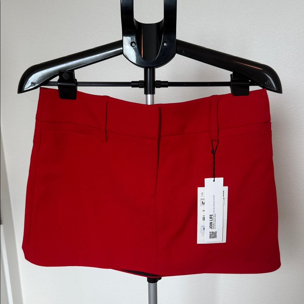 Zara Scarlet Mini Skirt